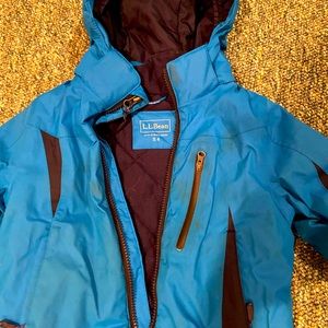L.L. Bean size 4 Boys blue double layered winter coat. Great condition